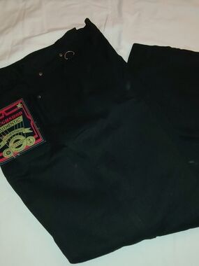 Roughshod Black Flece Lined Jeans